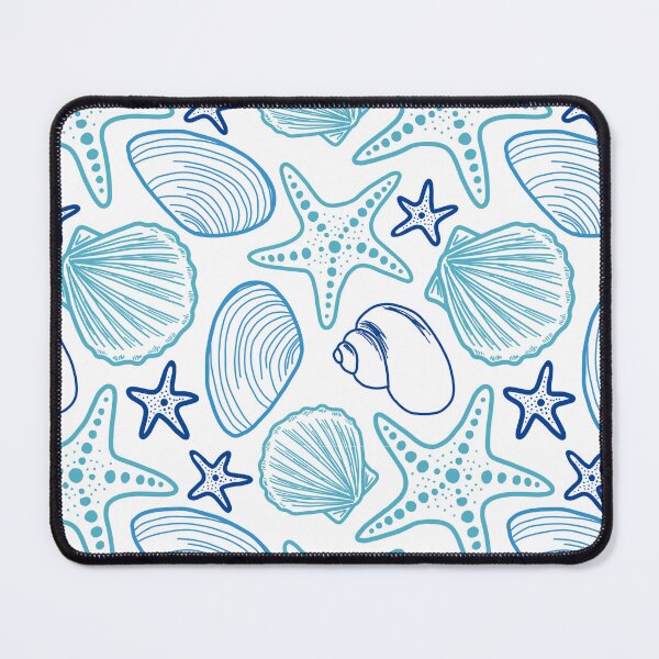 Item preview, Blue Beachy Shells designed and sold by Katie Earley.