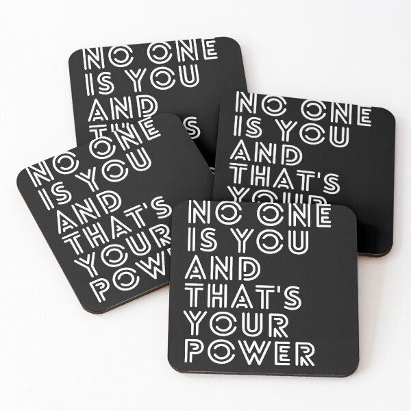 Item preview, No One is You and That's Your Power designed and sold by SYMEshop.