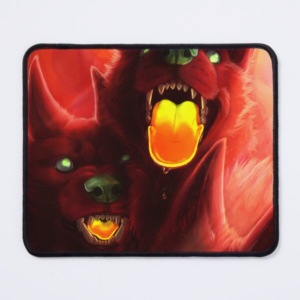 Item preview, Cerberus Hades game fan art designed and sold by CreaturaArt.