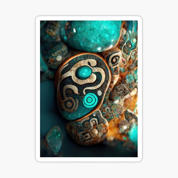 Item preview, Native American Colored Animal Symbol designed and sold by BasajaunStudio.