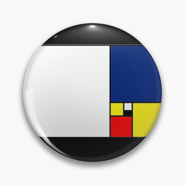 Item preview, Mondrian Style blue yellow white red Retro Mod 60s designed and sold by ModSupporters.