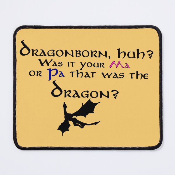 Item preview, Dragonborn, ¿eh? designed and sold by JynxtheLotus.