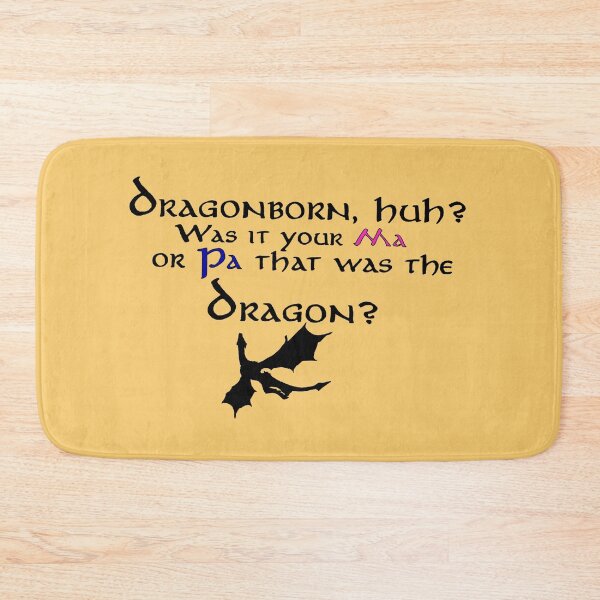 Item preview, Dragonborn, huh?  designed and sold by JynxtheLotus.