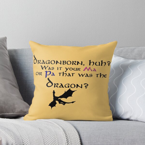 Item preview, Dragonborn, ¿eh? designed and sold by JynxtheLotus.