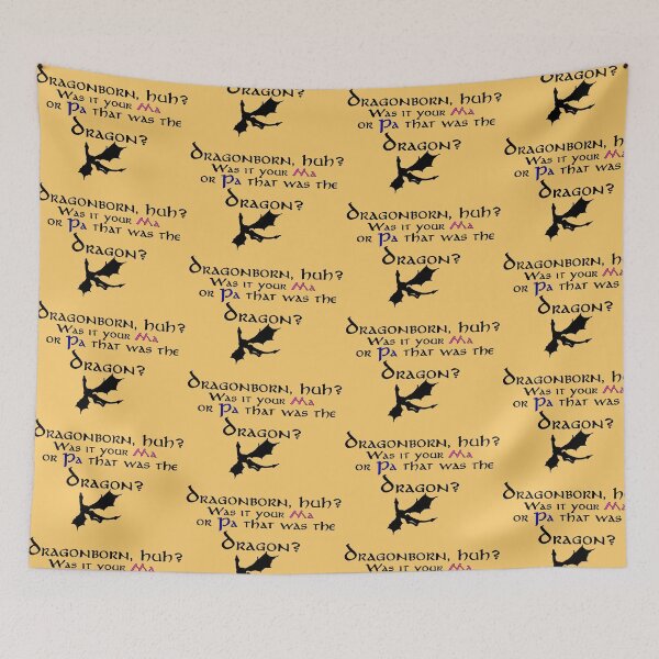 Item preview, Dragonborn, huh?  designed and sold by JynxtheLotus.