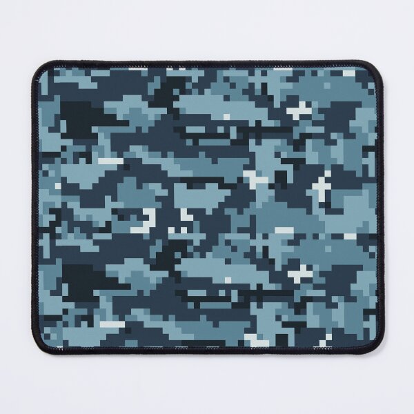 Item preview, Navy Blue Digital Camouflage designed and sold by amydaggett.