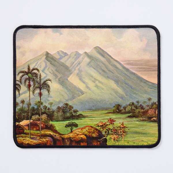 Item preview, The Salak volcano near Buitenzorg -Ernst Haeckel designed and sold by TeeARTHY.