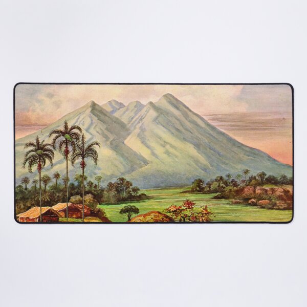 Item preview, The Salak volcano near Buitenzorg -Ernst Haeckel designed and sold by TeeARTHY.
