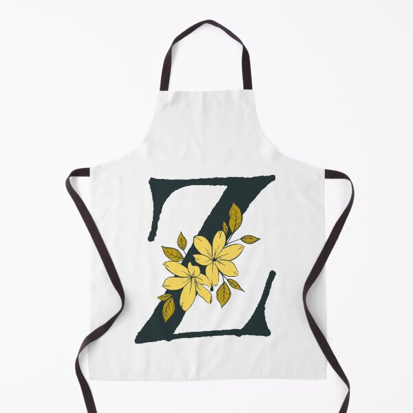 Item preview, Yellow floral Z monogram designed and sold by Coffee Lifestyle.