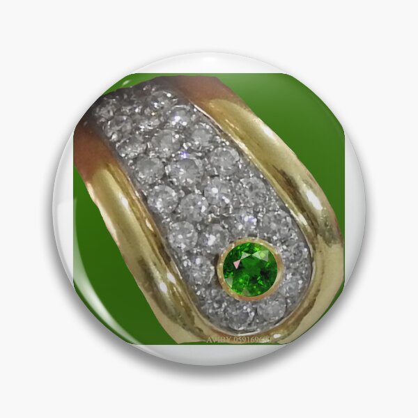 Item preview, Emerald Green Diamond Gold  designed and sold by DigitalGemArt.