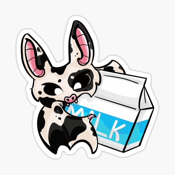 Snack Bat: Milk Bat Sticker