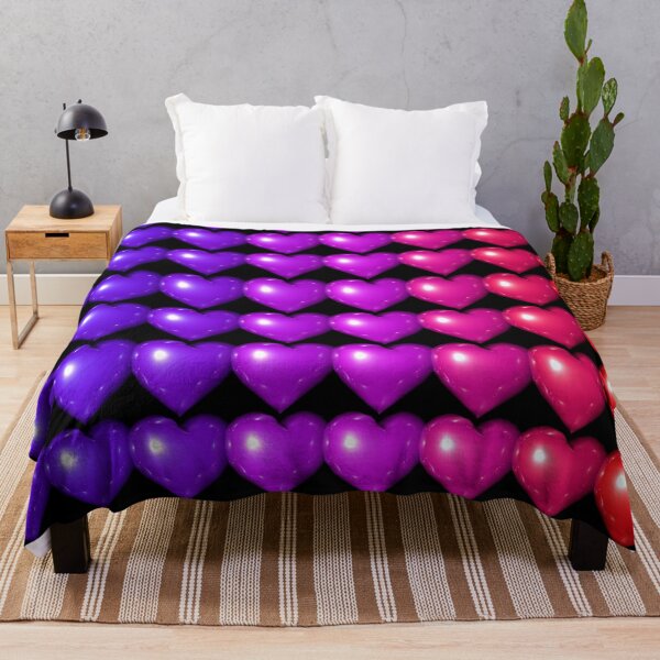 Item preview, Bunches of Love Ombre Shiny Hearts (Indigo, Purple, Pink, Red) designed and sold by hyproinc.