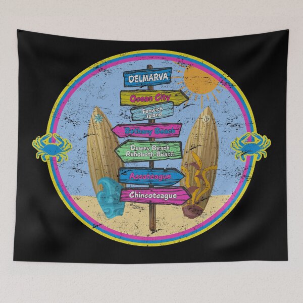 Item preview, Distressed Delmarva Towns designed and sold by TeeArcade84.