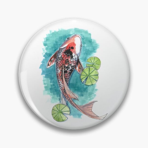 Item preview, Watercolor Koi 01 designed and sold by ArtSaurus.