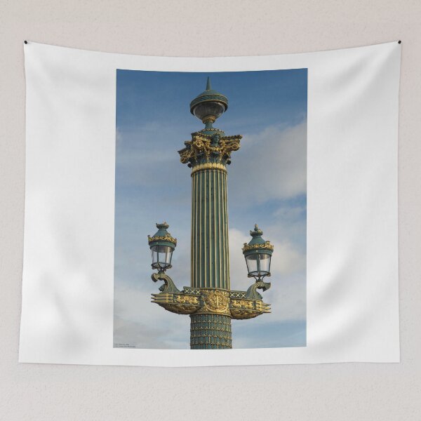 Item preview, Lamp Post At Place De La Concorde - 1 ©  designed and sold by © Hany G. Jadaa © Prince John Photography.