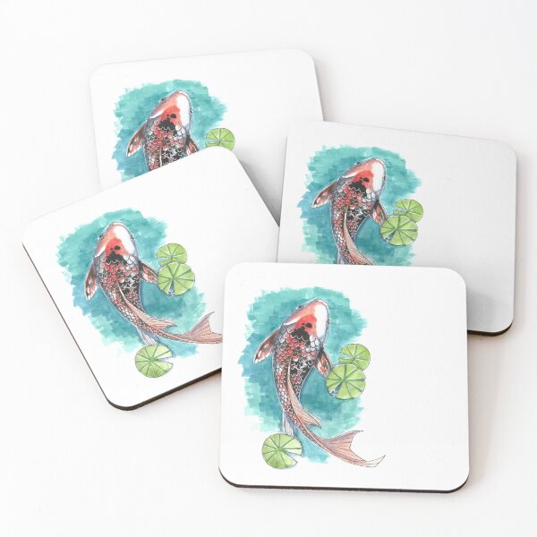 Item preview, Watercolor Koi 01 designed and sold by ArtSaurus.