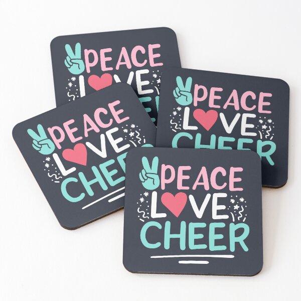 Item preview, Peace Love Cheer designed and sold by Bricke.