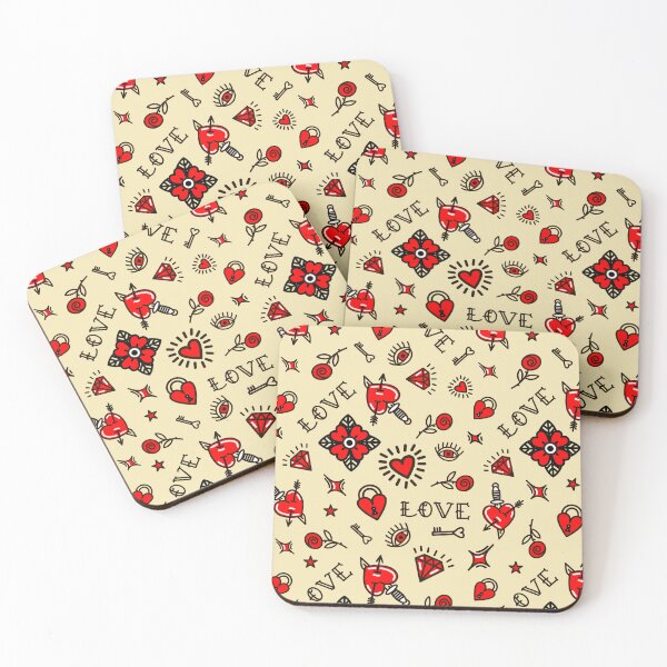 Item preview, Old School Pattern, Tattoo, American Traditional, Flash, Vintage, Sailor, Ink, Rose, designed and sold by babivilelashop.
