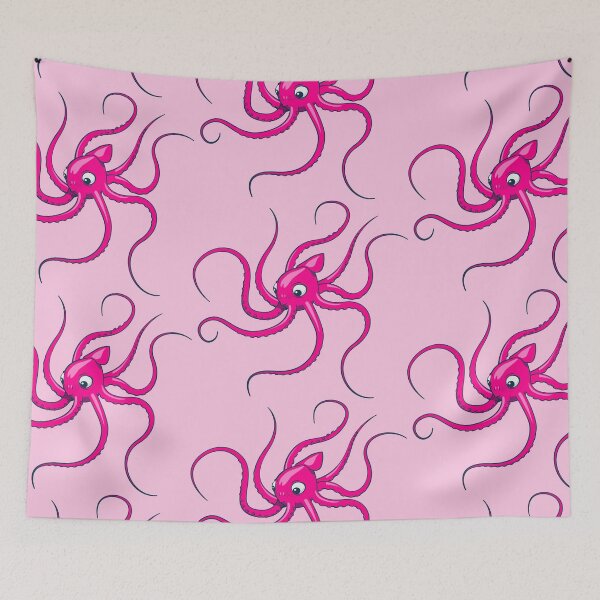 Item preview, pink octopus designed and sold by akluensner.