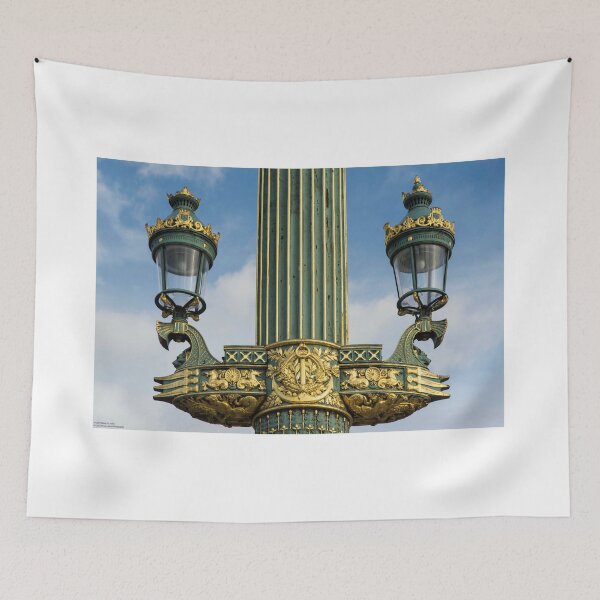 Item preview, Lamp Post At Place De La Concorde - 2 ©  designed and sold by © Hany G. Jadaa © Prince John Photography.