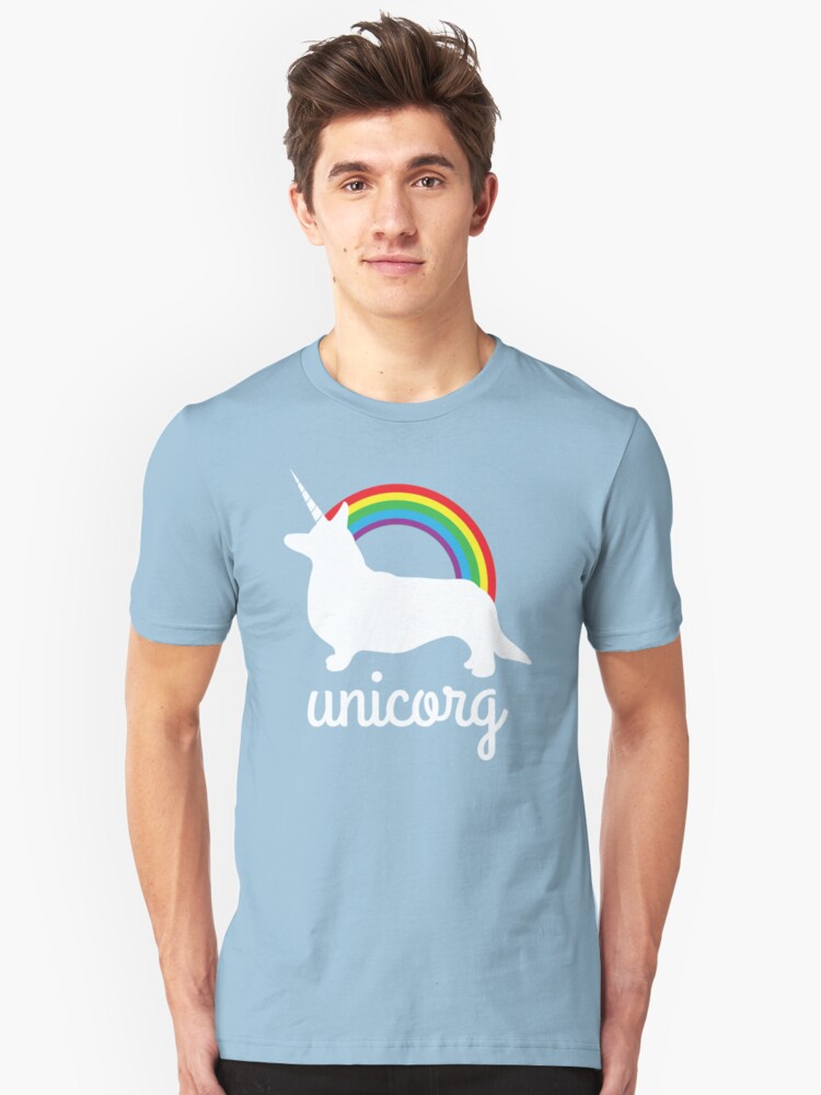 Alternate view of Funny Unicorg Slim Fit T-Shirt