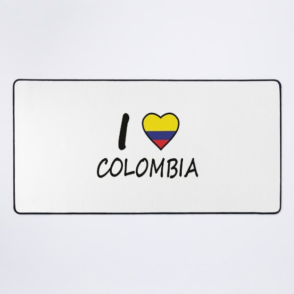 I Love Colombia Flag Heart Art Board Print by Timcito