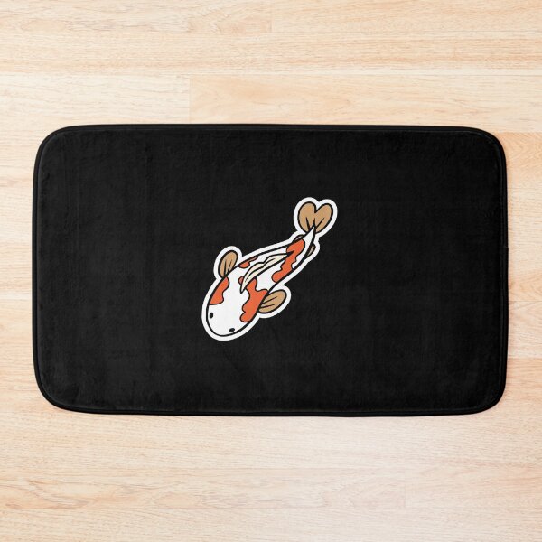 Item preview, White Orange Koi Fish designed and sold by pomak.