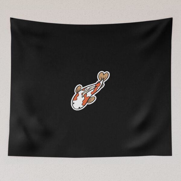 Item preview, White Orange Koi Fish designed and sold by pomak.