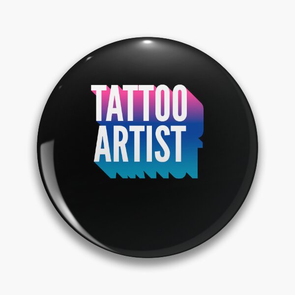 Item preview, Tattoo artist With Long Gradient Shadow designed and sold by SVPOD.