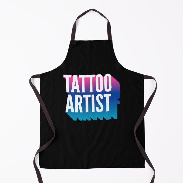 Item preview, Artista del tatuaje con larga sombra degradada designed and sold by SVPOD.