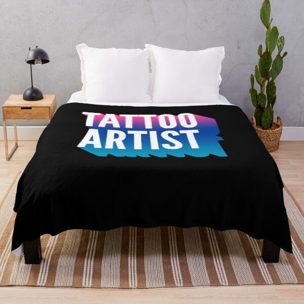 Item preview, Artista del tatuaje con larga sombra degradada designed and sold by SVPOD.