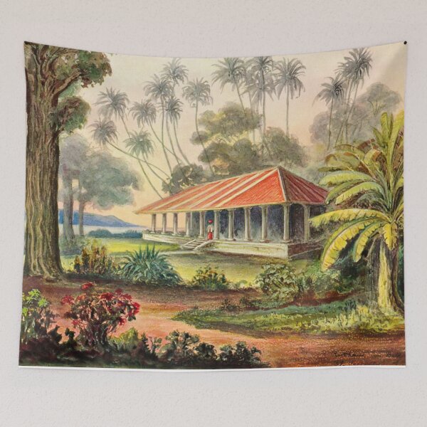 Item preview, Belligema rest house south coast of Ceylon -Ernst Haeckel designed and sold by TeeARTHY.