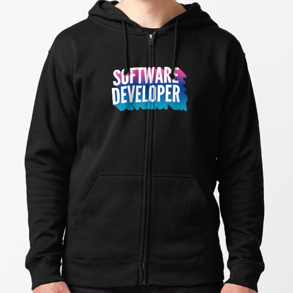 Item preview, Software Developer With Long Gradient Shadow designed and sold by SVPOD.