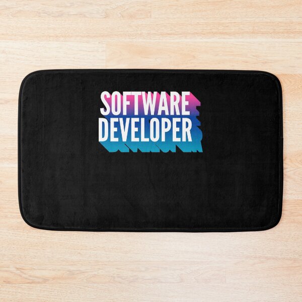 Item preview, Software Developer With Long Gradient Shadow designed and sold by SVPOD.
