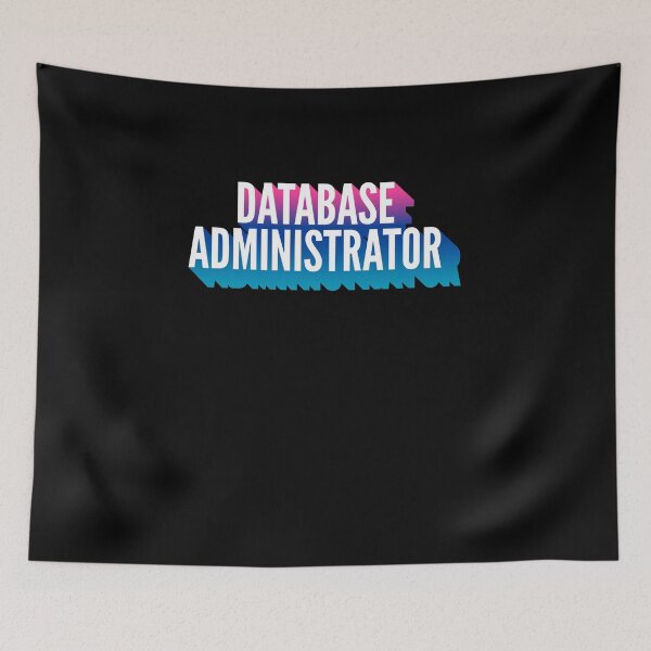 Item preview, Database Administrator With Long Gradient Shadow designed and sold by SVPOD.