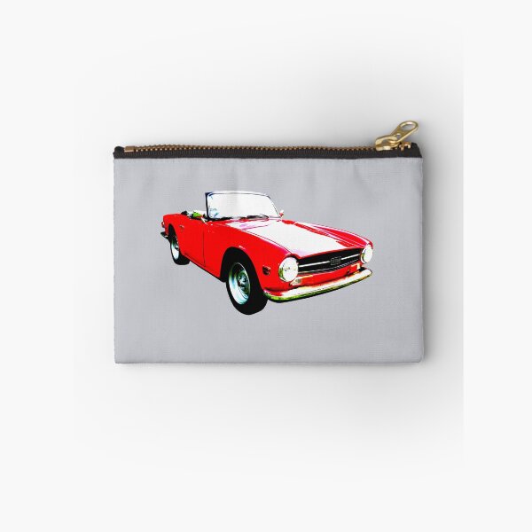Item preview, Triumph TR6 1970s classic sports car high contrast red designed and sold by soitwouldseem.