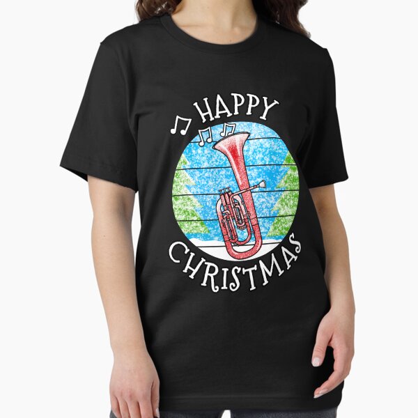 Vista previa del artículo con la obra «Navidad Tenor Trompista Latón Músico Navidad 2022», diseñado y vendido por doodlerob.