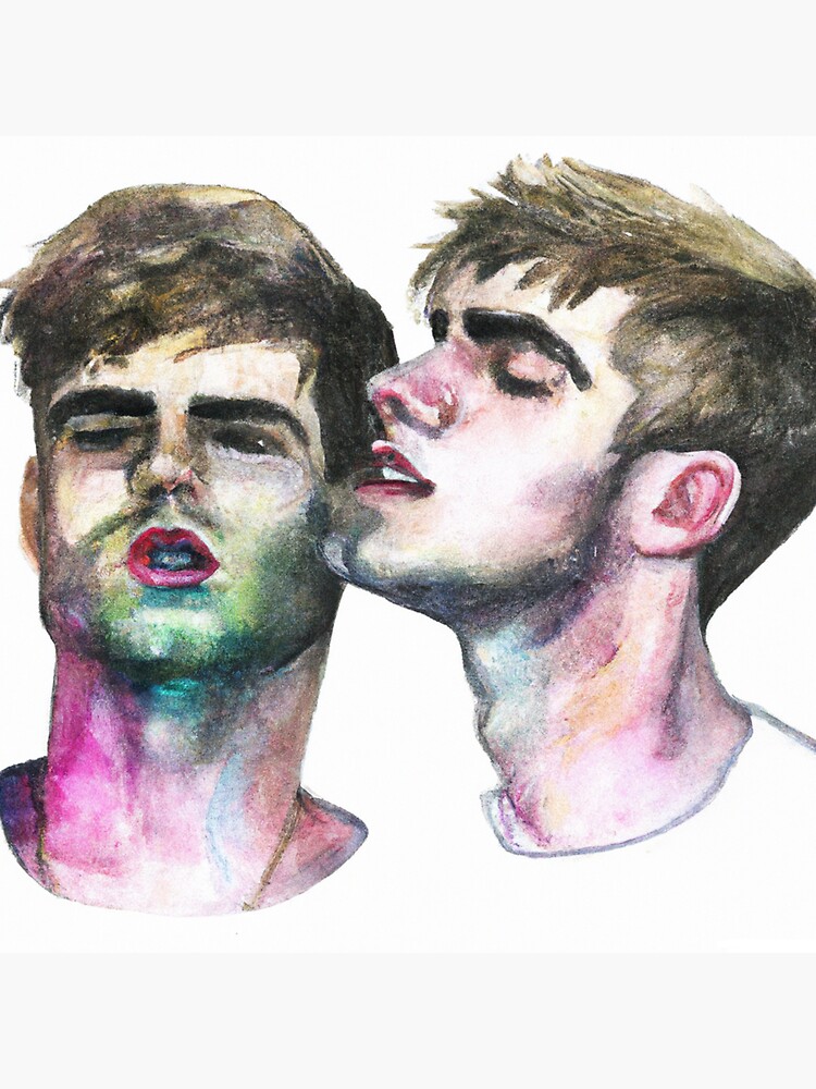 "The Chainsmokers Watercolor Drawing" Sticker for Sale by Zestpond