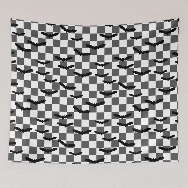 Item preview, Checkerboard Halloween Bats  designed and sold by KathrinLegg.