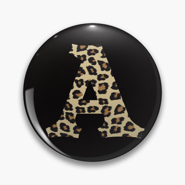 Item preview, Letter A Leopard Cheetah Monogram Initial designed and sold by SqueakyRicardo.