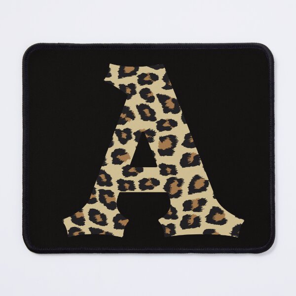 Item preview, Letter A Leopard Cheetah Monogram Initial designed and sold by SqueakyRicardo.