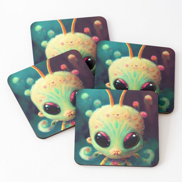 Item preview, Cute Colorful Alien #2 designed and sold by PeanutArtCorner.