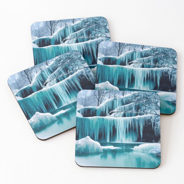 Item preview, Icy Waterfall designed and sold by aiartbysig.