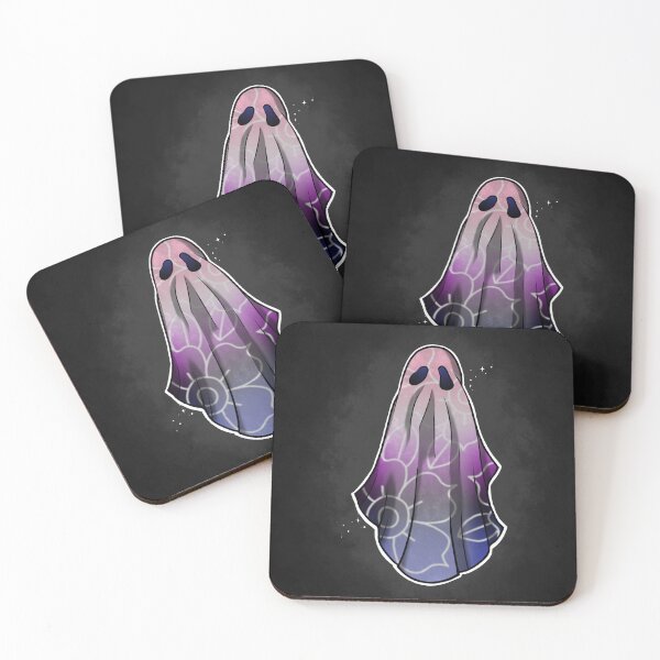 Item preview, Genderfluid Pride Flowery Ghost designed and sold by saltuurn.