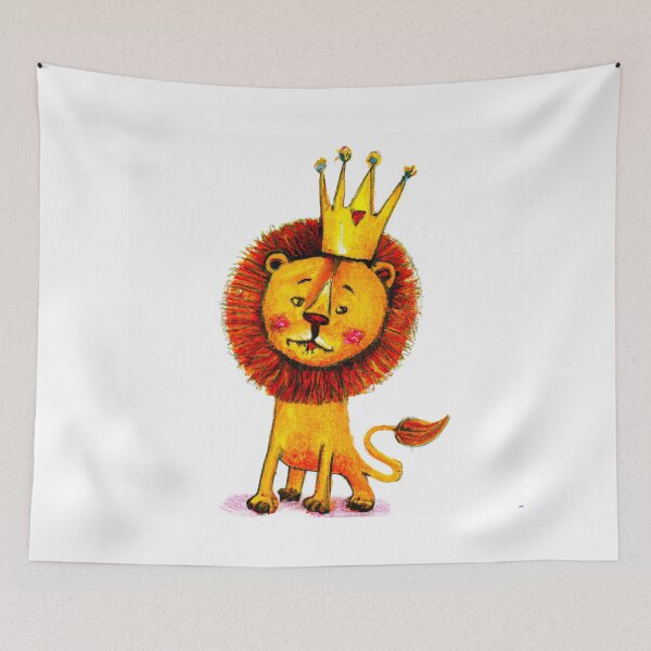 Item preview, Cartoon King Lion designed and sold by Zestpond.