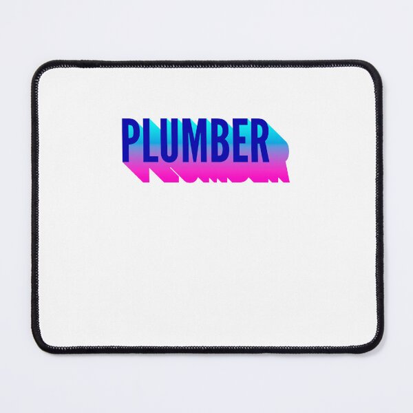 Item preview, Plumber With Long Gradient Shadow designed and sold by SVPOD.