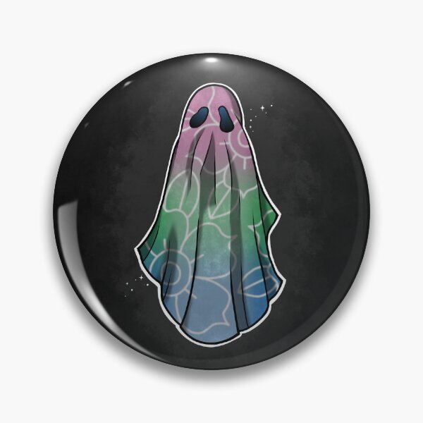 Item preview, Polysexual Pride Flowery Ghost designed and sold by saltuurn.
