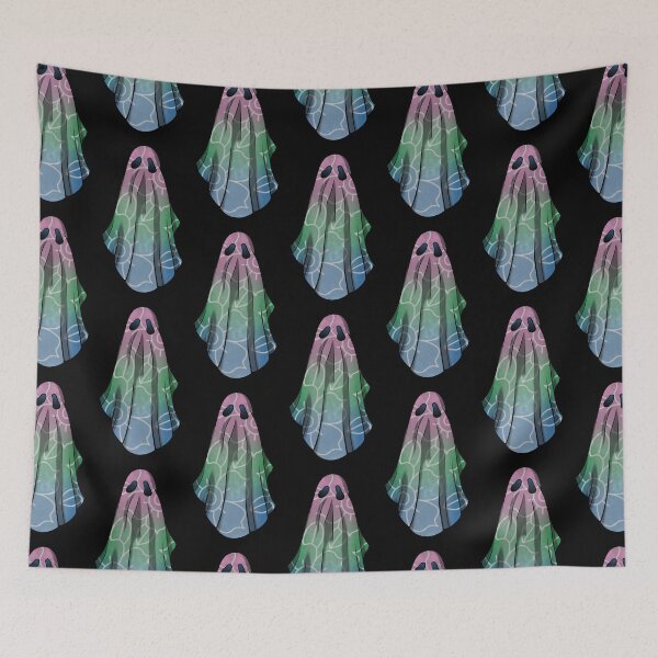 Item preview, Polysexual Pride Flowery Ghost designed and sold by saltuurn.