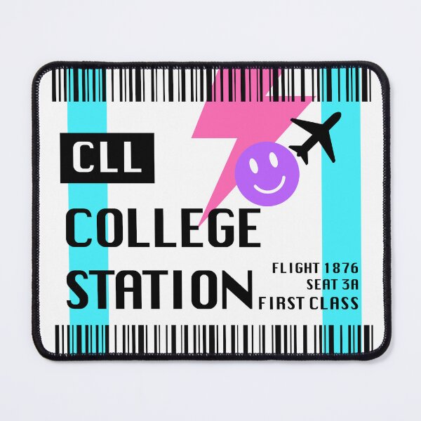Item preview, College Station Plane Ticket designed and sold by gabbyyhorne.