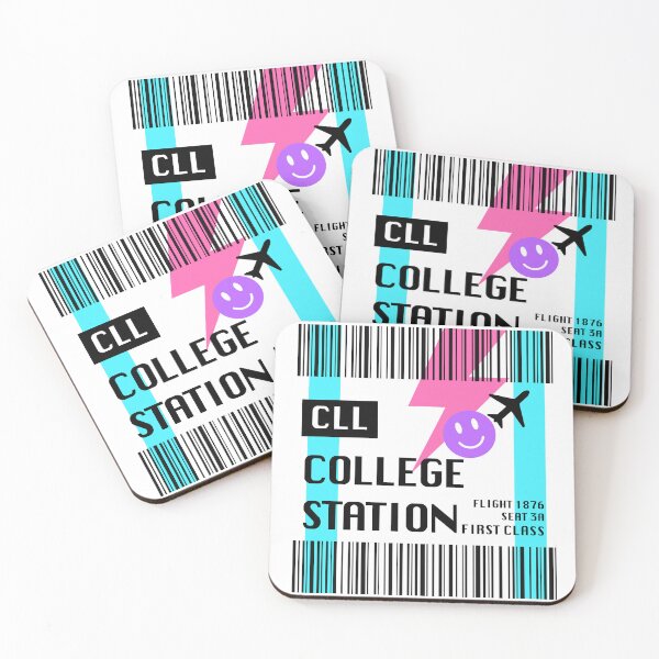 Item preview, College Station Plane Ticket designed and sold by gabbyyhorne.